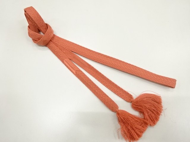 JAPANESE KIMONO / HAND-TIED OBIJIME CORD